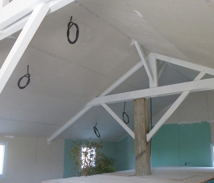 Réaménagement d'une grange en placostil